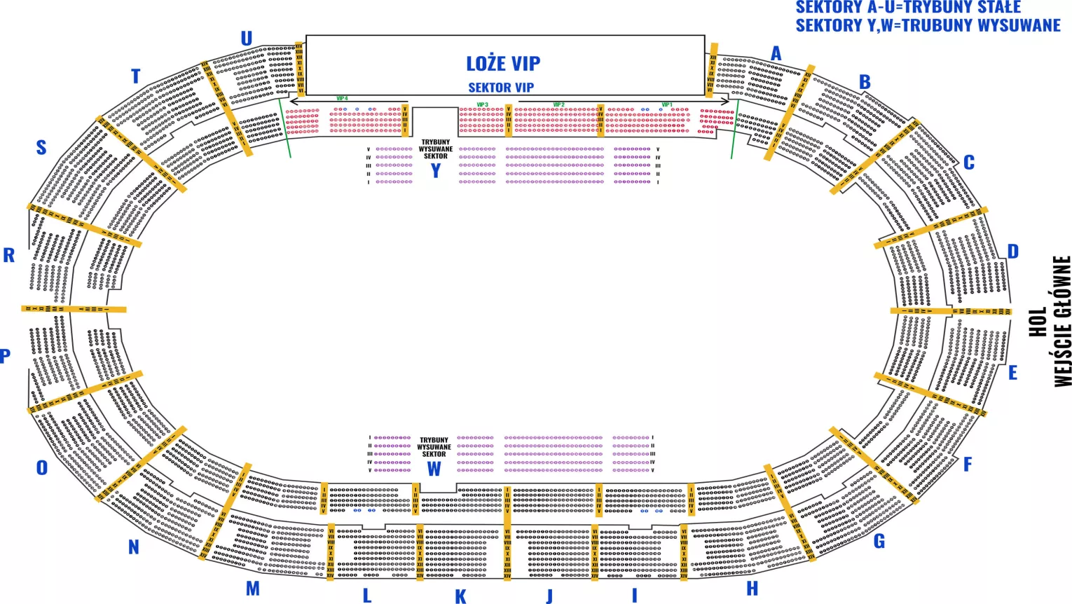 Mapa Siedzisk Arena Toruń