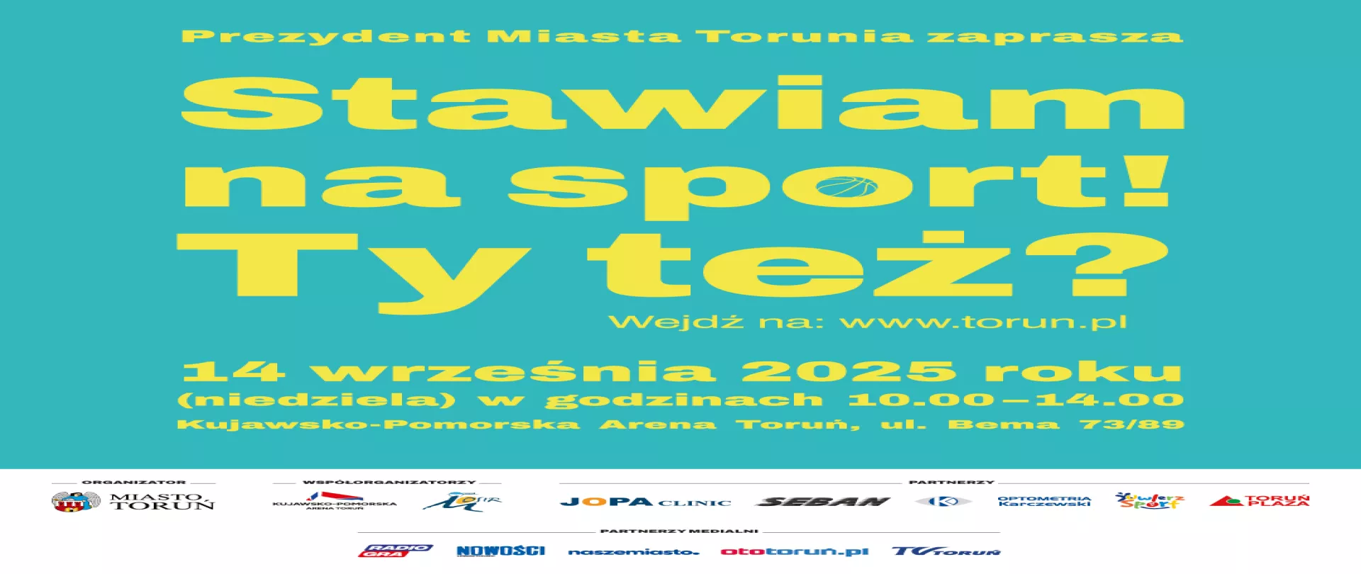 „Stawiam na SPORT! Ty też?” – sportowe święto w Toruniu