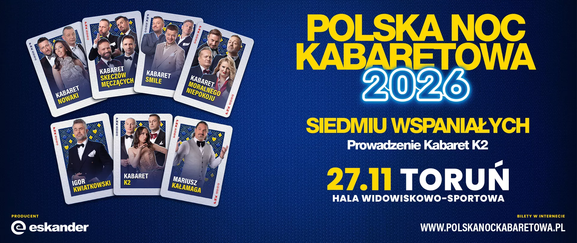Polska Noc Kabaretowa 2026 – Siedmiu wspaniałych