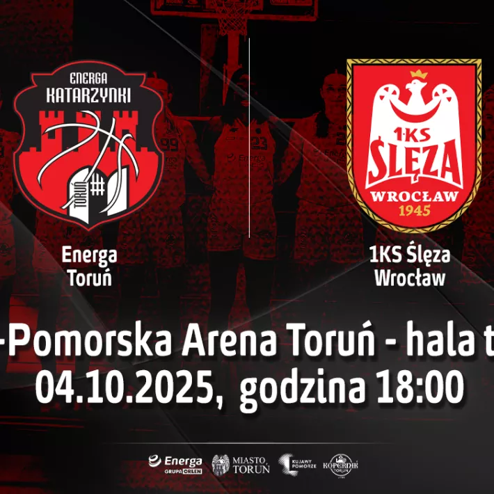 1. kolejka ORLEN Basket Ligi Kobiet: Energa Toruń - 1KS Ślęza Wrocław